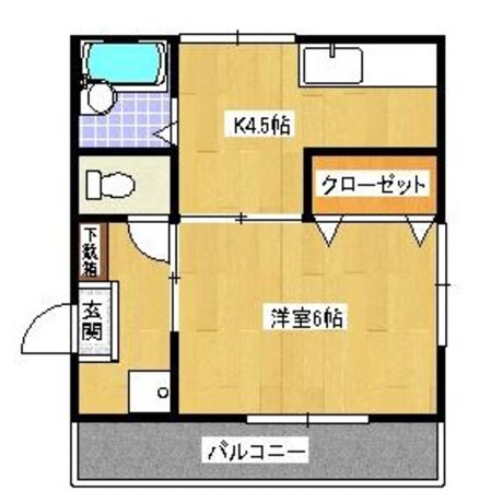 パレイシャル細江の物件間取画像